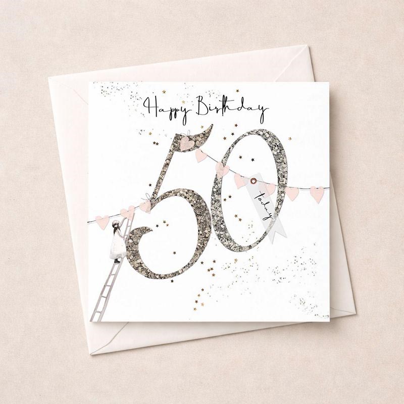 An image of Age 50 Birthday Card - 50 Today