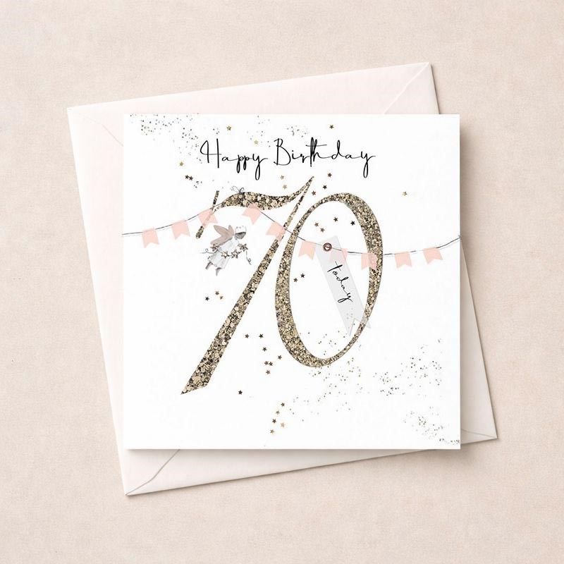 An image of Age 70 Birthday Card - 70 Today