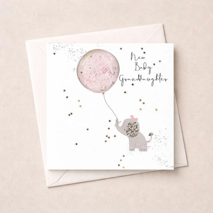 New Baby Card - Baby Granddaughter New Baby Card - Baby Granddaughter