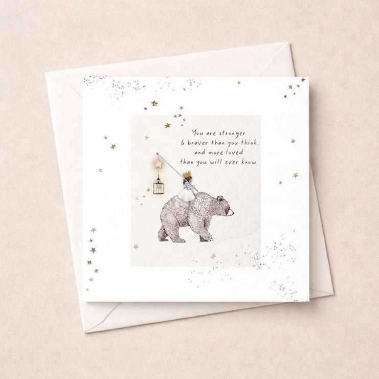 Just To Say Card - Stronger & Braver Just To Say Card - Stronger & Braver