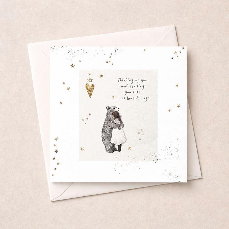 An image of Thinking Of You Card - Love And Hugs