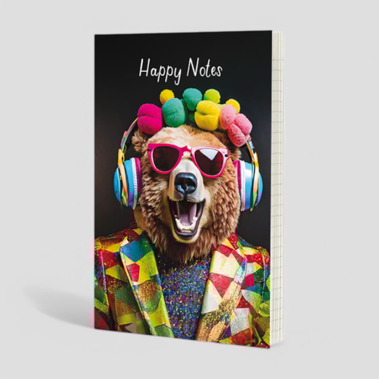 Notebook - Happy Notes Bear