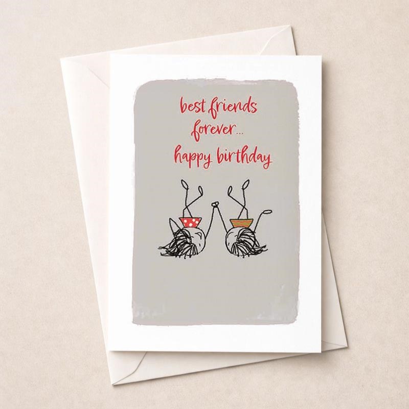 An image of Friendship Card - Best Friends Forever