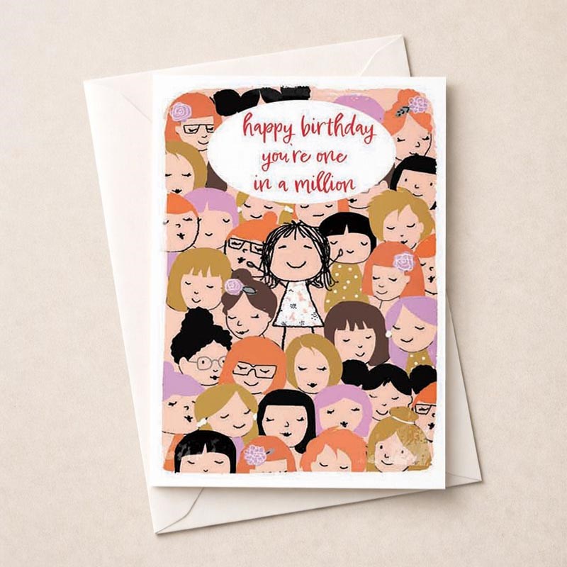 An image of Birthday Card - One In A Million