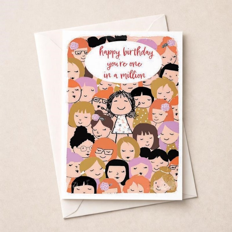Birthday Card - One In A Million Birthday Card - One In A Million