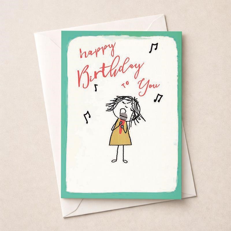 An image of Birthday Card - Happy Birthday To You Song
