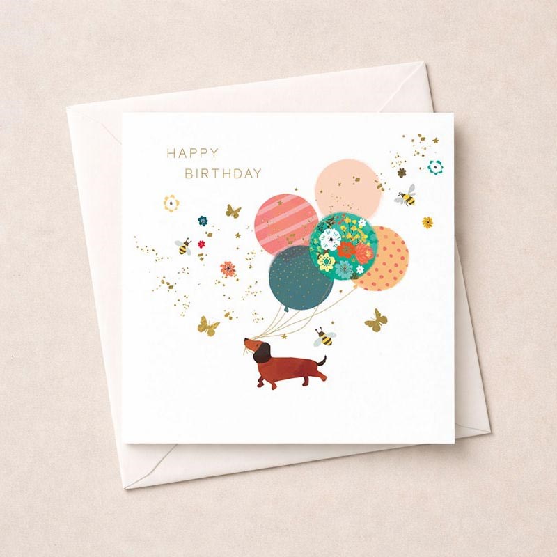 An image of Birthday Card - Dachshund