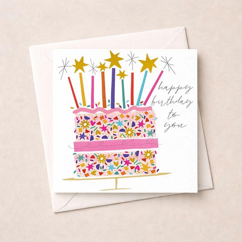 An image of Birthday Card - Birthday Cake