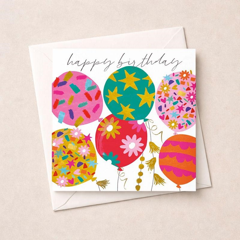 An image of Birthday Card - Birthday Balloons
