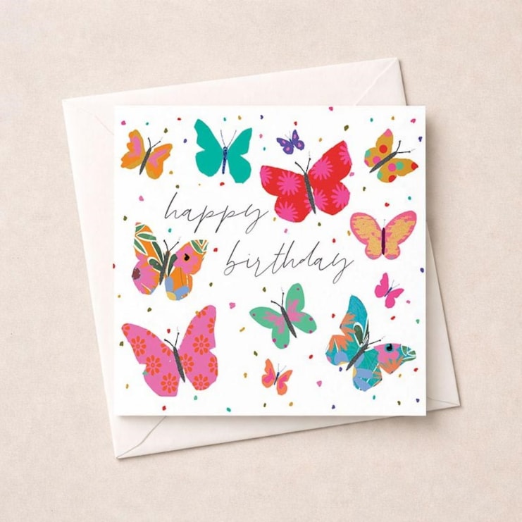Birthday Card - Birthday Butterlies Birthday Card - Birthday Butterlies