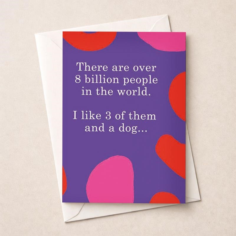 An image of Open Card - 8 Billion People