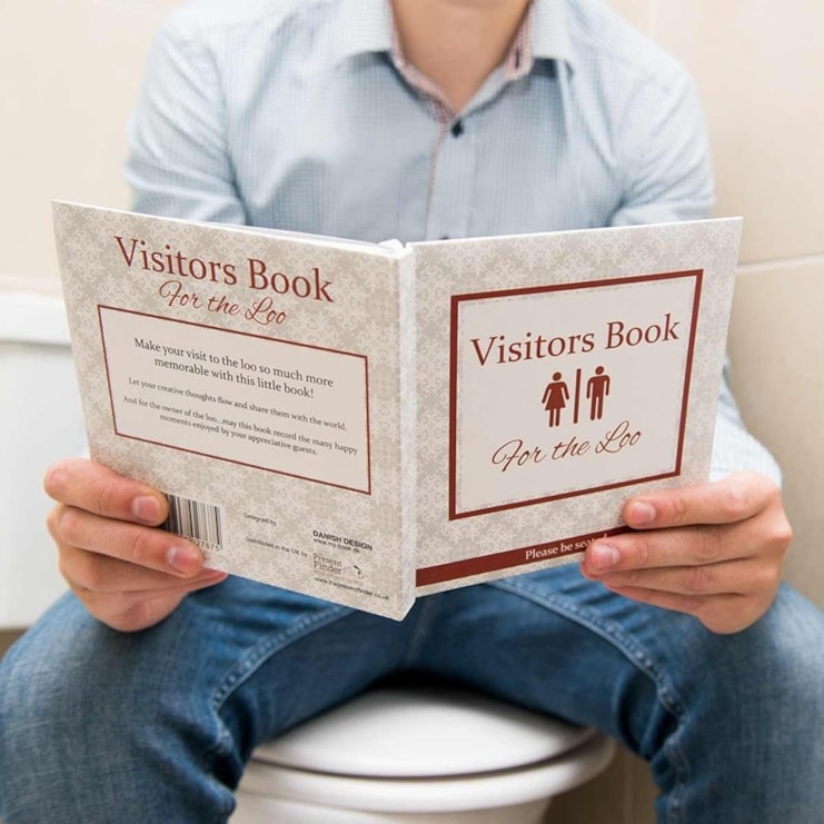 Visitors Book for the Loo | A Present Finder Exclusive! Visitors Book for the Loo | A Present Finder Exclusive!