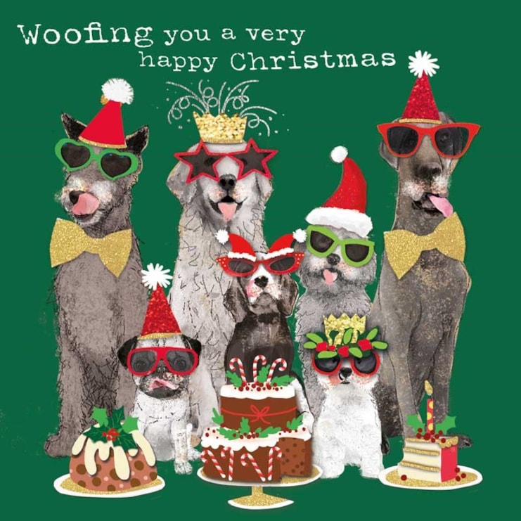 Christmas Card - Woofing You A Very Happy Christmas