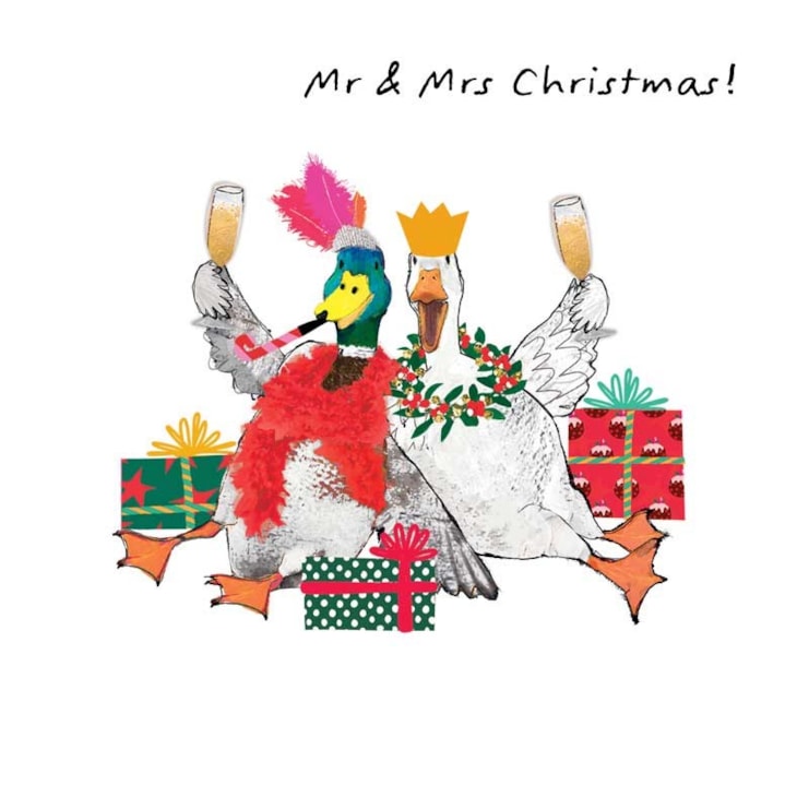 Christmas Card - Mr & Mrs Christmas Christmas Card - Mr & Mrs Christmas