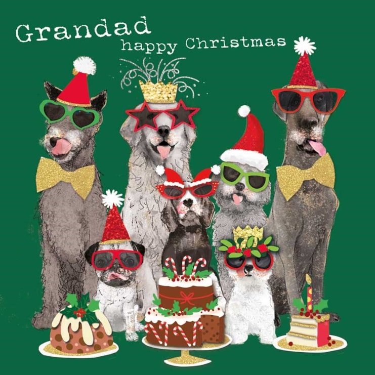 Grandad Christmas Card - Grandad Happy Christmas