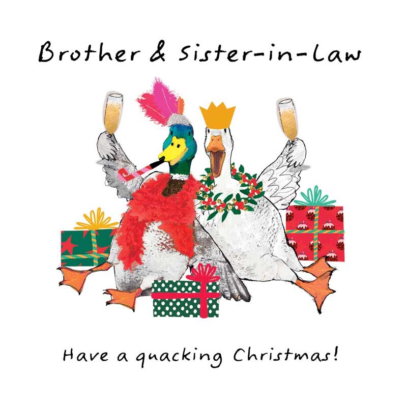 An image of Brother and Sister-in-Law Christmas Card -  Brother and Sister-in-Law Have A Qua...