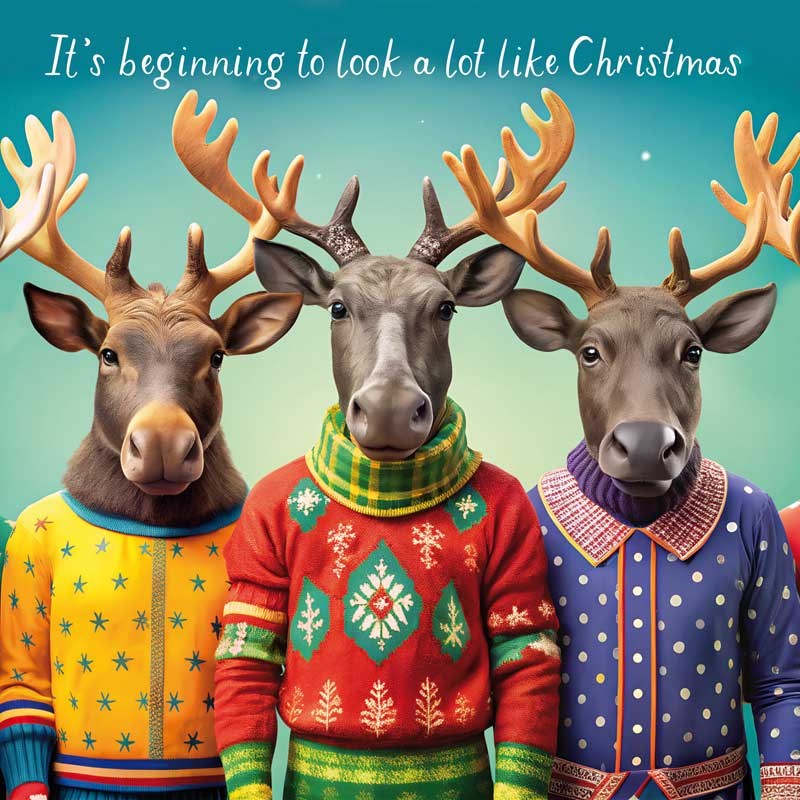 An image of Christmas Card - It's Beginning To Lok A Lot Like Christmas