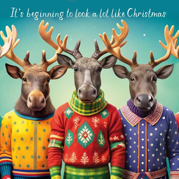 Christmas Card - It's Beginning To Lok A Lot Like Christmas Christmas Card - It's Beginning To Lok A Lot Like Christmas