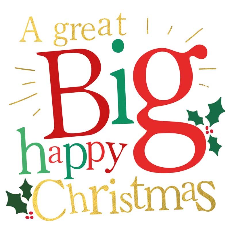An image of Christmas Card - Big Happy Christmas