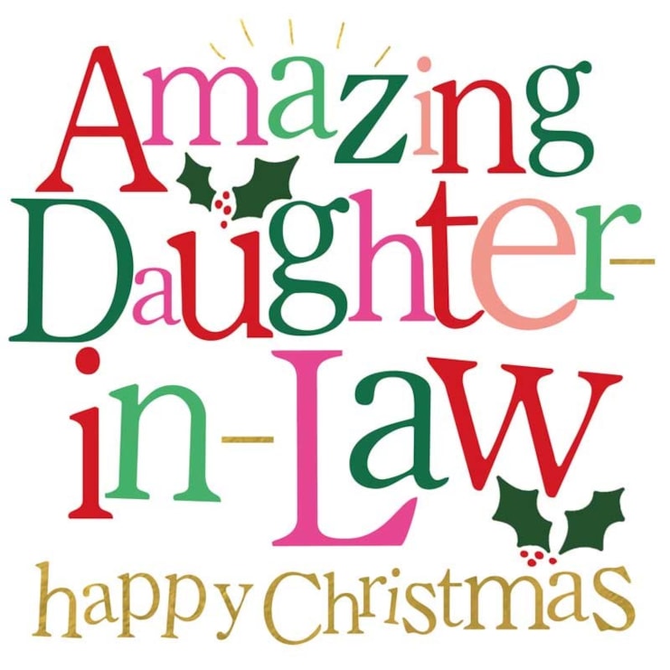 Daugher-in-Law Christmas Card - Amazing Daughter-in-Law Daugher-in-Law Christmas Card - Amazing Daughter-in-Law
