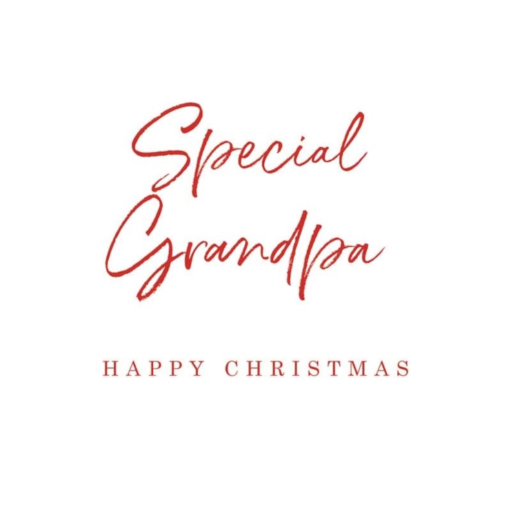 Grandpa Christmas Card - Special Grandpa Happy Christmas Grandpa Christmas Card - Special Grandpa Happy Christmas