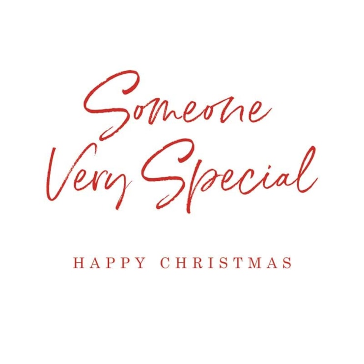Christmas Card - Someone Very Special Happy Christmas Christmas Card - Someone Very Special Happy Christmas