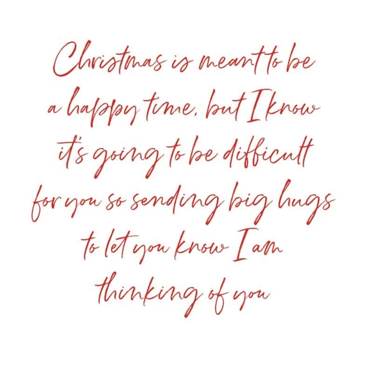 Christmas Card - Thinking Of You Christmas Card - Thinking Of You