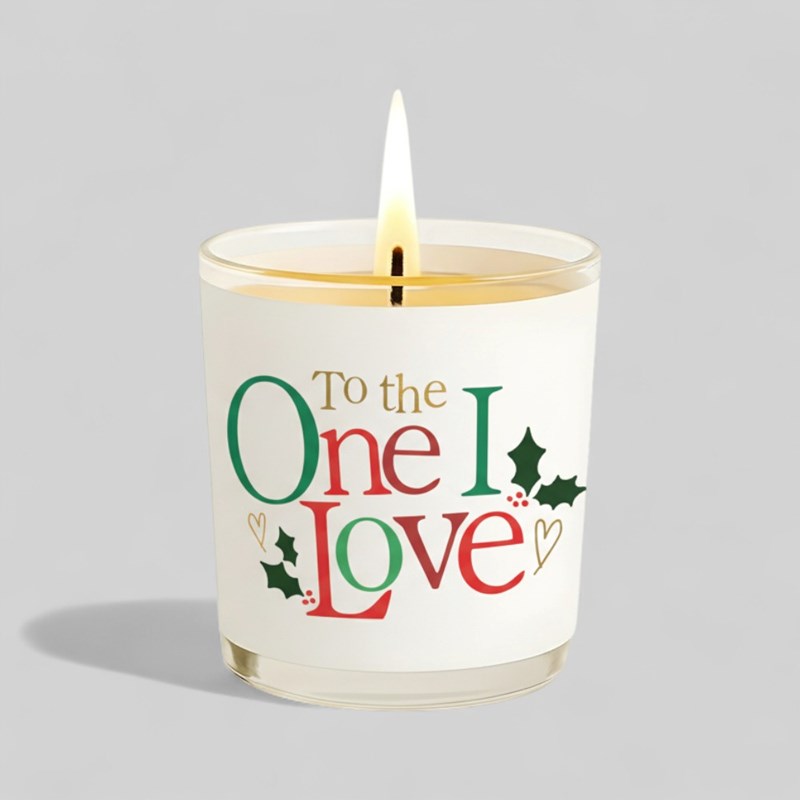 An image of Vanilla Scented Christmas Candle - To The One I Love