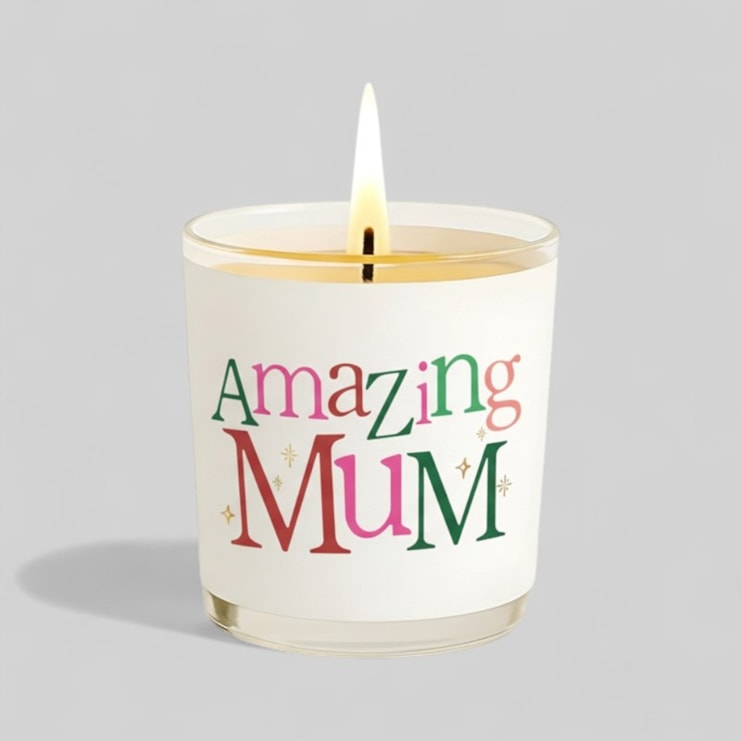 Vanilla Scented Christmas Candle - Amazing Mum Vanilla Scented Christmas Candle - Amazing Mum