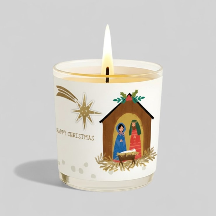 Vanilla Scented Christmas Candle - Navity Scene Vanilla Scented Christmas Candle - Navity Scene