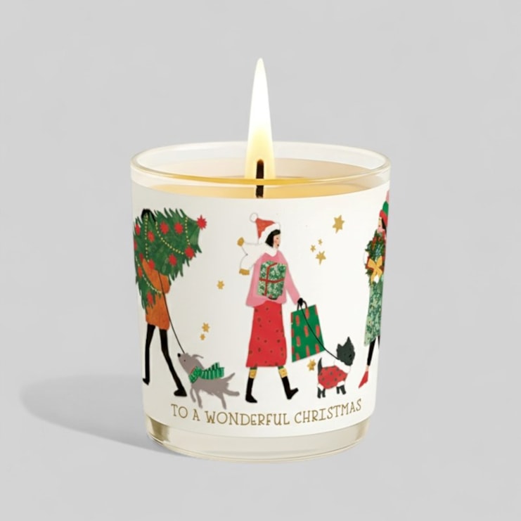 Vanilla Scented Christmas Candle - Christmas Shopping