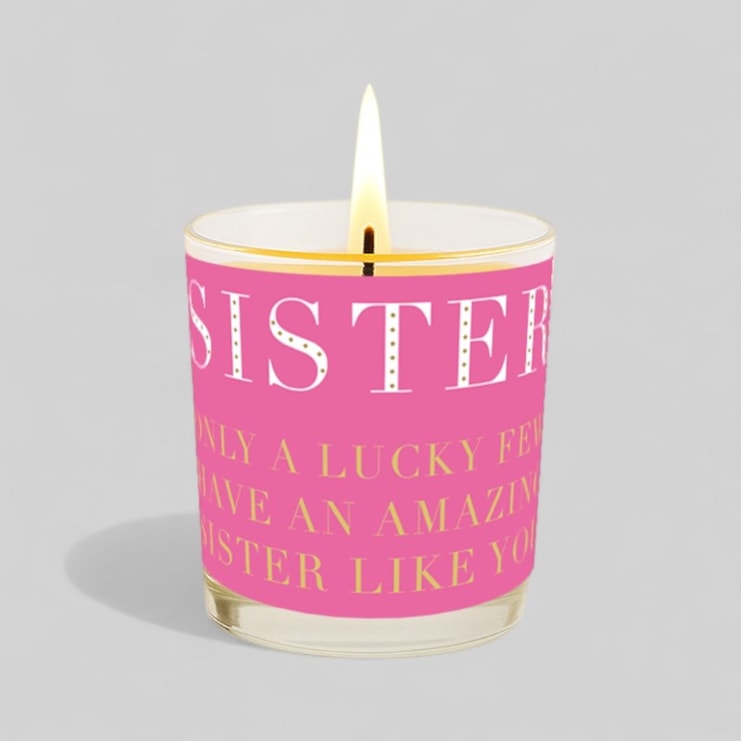 Vanilla Scented Christmas Candle - Sister Like You Vanilla Scented Christmas Candle - Sister Like You