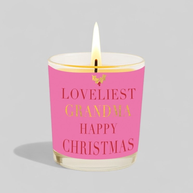 Vanilla Scented Christmas Candle - Loveliest Grandma
