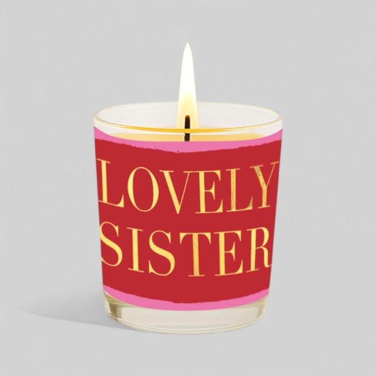 Vanilla Scented Christmas Candle - Lovely Sister