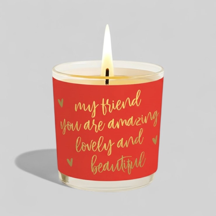 Vanilla Scented Christmas Candle - My Friend Vanilla Scented Christmas Candle - My Friend