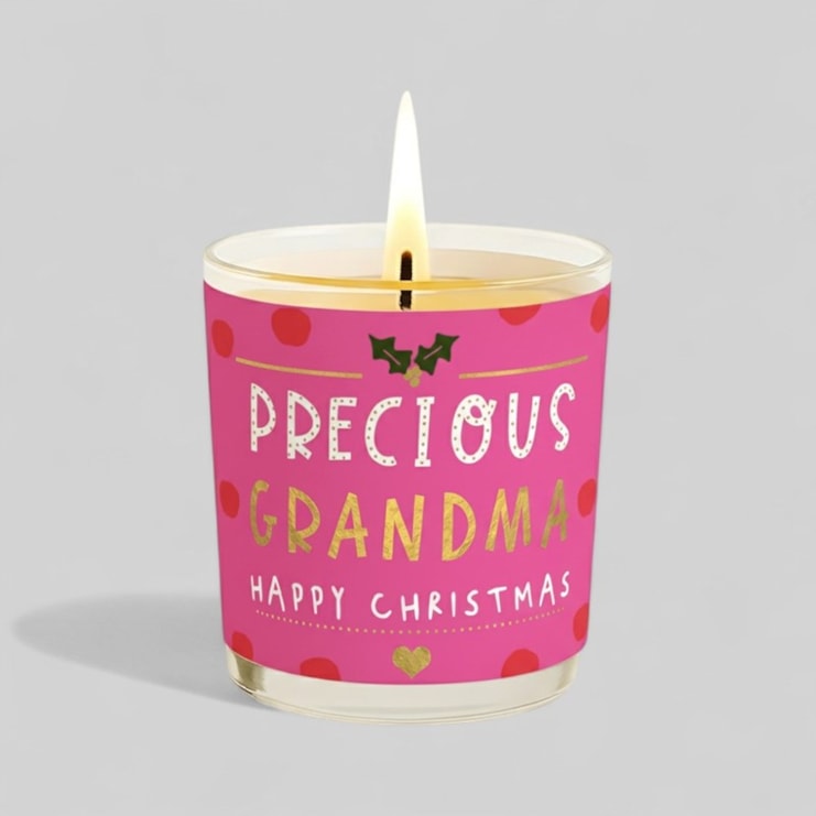 Vanilla Scented Christmas Candle - Precious Grandma Vanilla Scented Christmas Candle - Precious Grandma