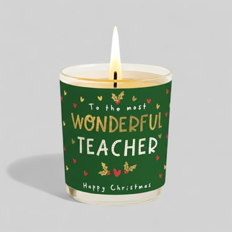 Vanilla Scented Christmas Candle - Very Special Teacher