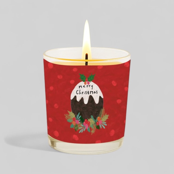 Vanilla Scented Christmas Candle - Christmas Pudding Vanilla Scented Christmas Candle - Christmas Pudding