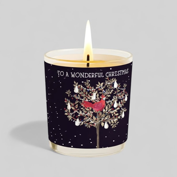 Vanilla Scented Christmas Candle - Partridge In A Pear Tree Vanilla Scented Christmas Candle - Partridge In A Pear Tree
