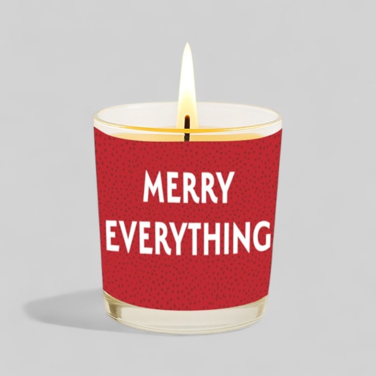 Vanilla Scented Christmas Candle - Merry Everything