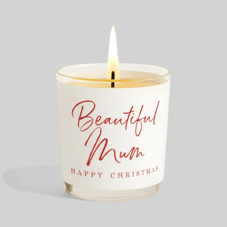 Vanilla Scented Christmas Candle - Beautiful Mum