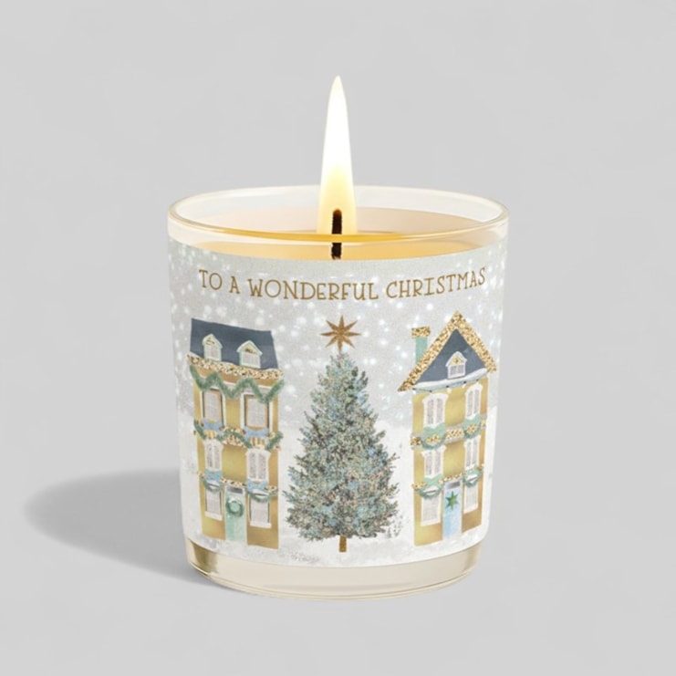 Vanilla Scented Christmas Candle - Gold House Neighbours Vanilla Scented Christmas Candle - Gold House Neighbours