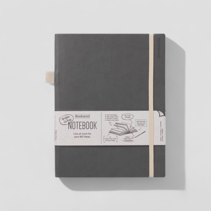 Cream & Charcoal Notebooks