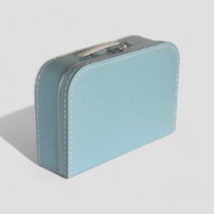 Childrens Briefcase White 30cm