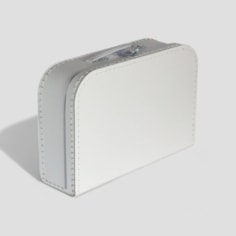 Childrens Briefcase White 30cm