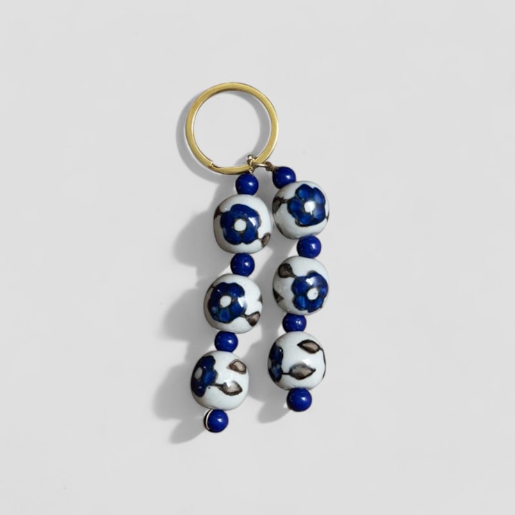 Ceramic Bead Keyrings Ceramic Bead Keyrings