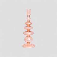 Glass Candlesticks | Choose From Three Colours Glass Candlesticks | Choose From Three Colours