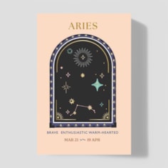 Horoscope Necklace Card