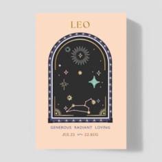 Horoscope Necklace Card
