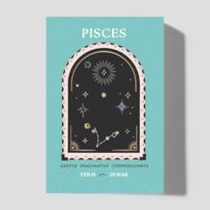 Horoscope Necklace Card Horoscope Necklace Card